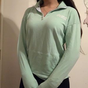 Quarter Zip Sweatshirt from PINK